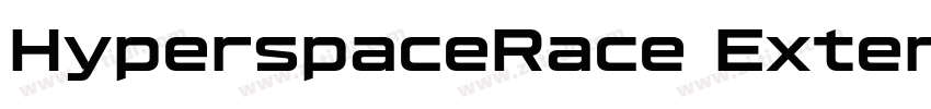 HyperspaceRace Exten字体转换